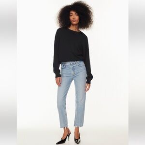 Citizens of Humanity Daphne Crop Raw hem Light Wash Jeans Size 26